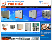 Tablet Screenshot of dienphutrieu.com